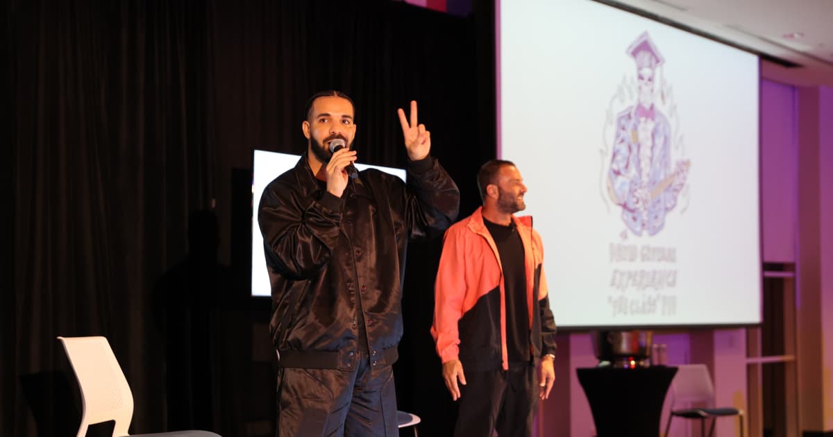 A SURPRISE TALK BY DRAKE IS PRESENTED AT FLORIDA INTERNATIONAL UNIVERSITY