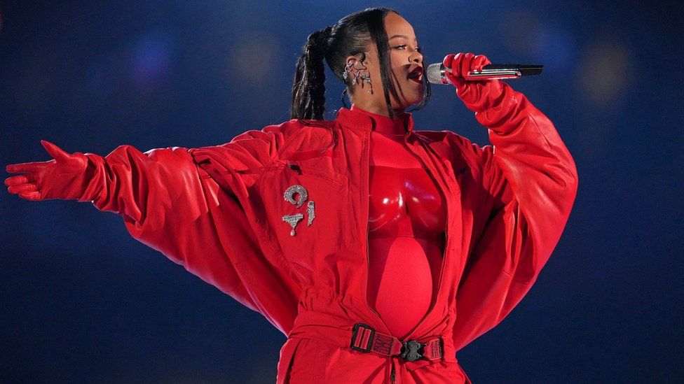 During Her Performance At The Super Bowl Halftime Show, Rihanna Revealed Her Second Pregnancy