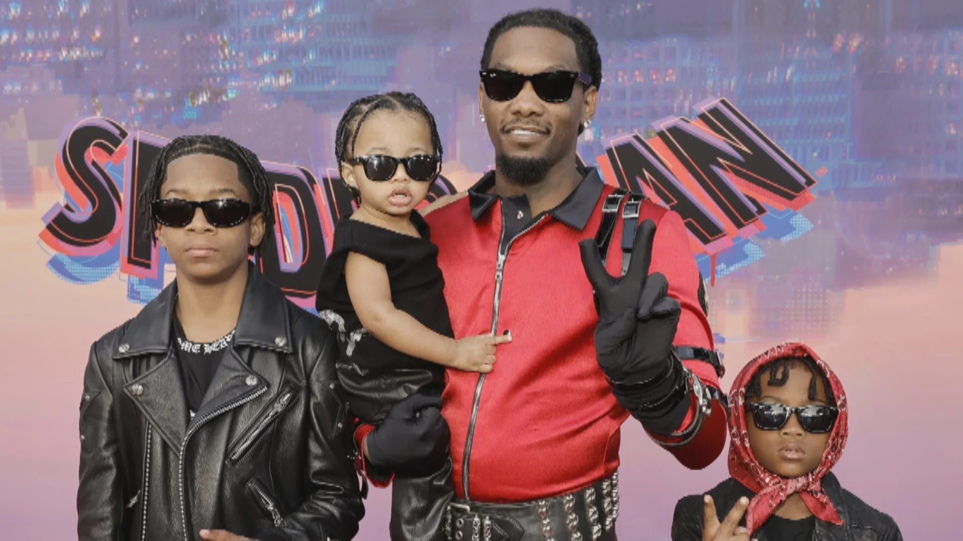 Offset & Sons Channel Michael Jackson On ‘spider-Man’ Red Carpet