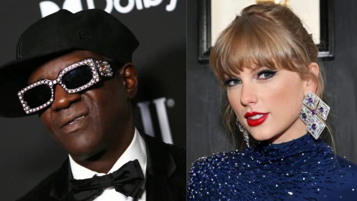 At The Detroit Show, Flavor Flav Swaps 'friendship Bracelets' With Other Taylor Swift Fans.