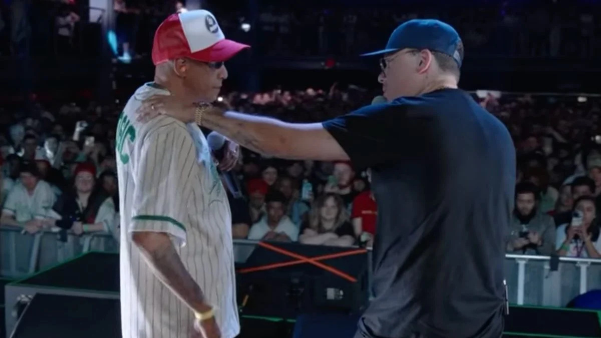 Logic Guarsanties To 'protect' His Dad With New Record Deal In Touching On-Stage Moment