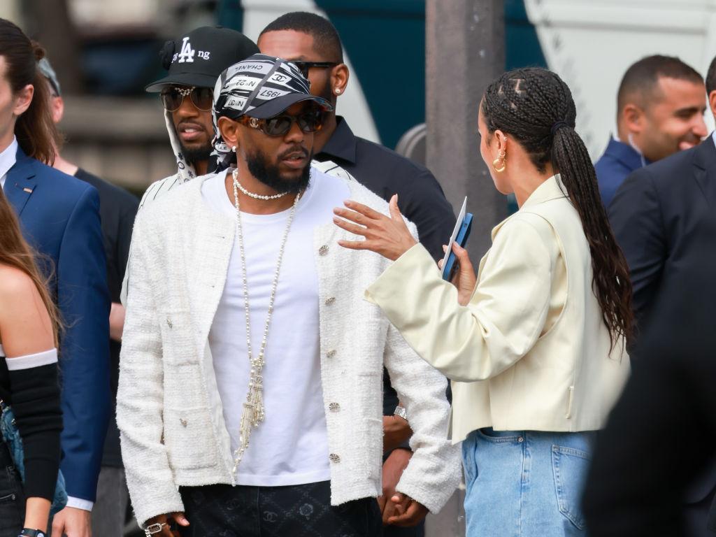 Kendrick Lamar Attends Chanel Fashion Show In Paris