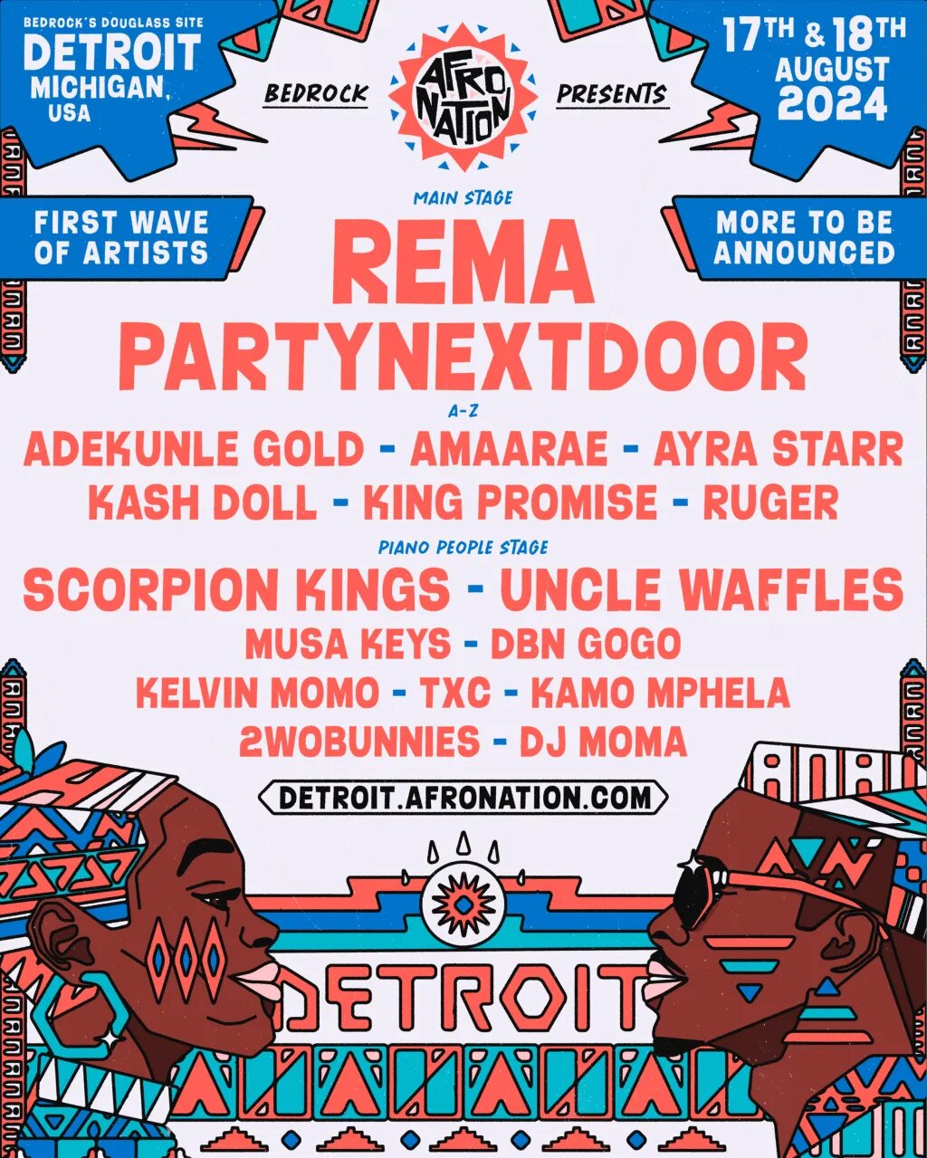 Afro Nation Returns to Detroit A Spectacular Lineup Unveiled for 2024