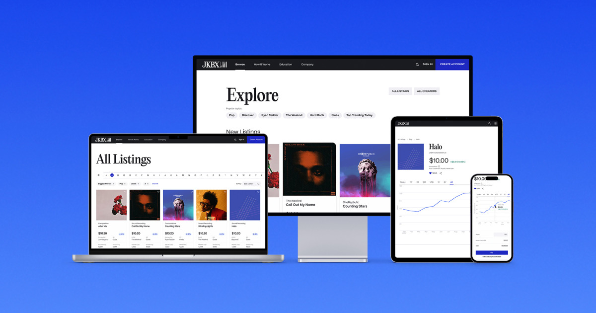 JKBS Launches Music Royalties Trading Platform Following SEC Approval.