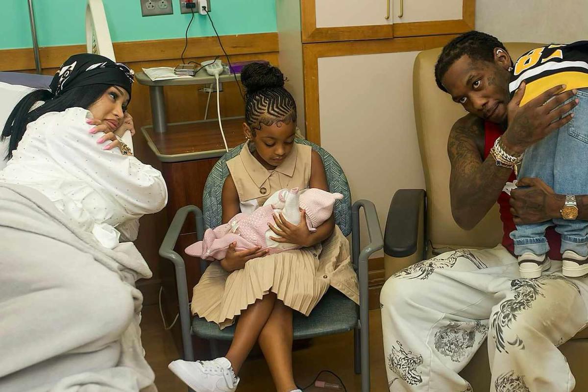 Cardi B And Offset Joyfully Welcome Their Third Child With Heartwarming Family Photos.