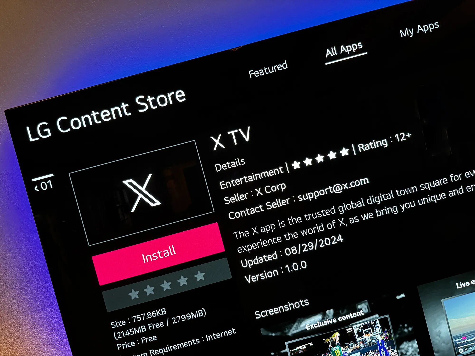 X Launches TV App To Bring Video Content To Your Living Room.