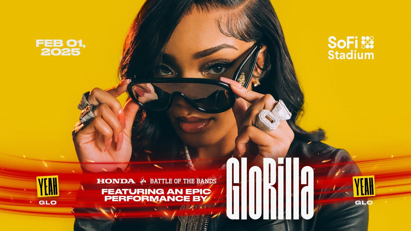 GloRilla To Headline 2025 Honda Battle Of The Bands At SoFi Stadium.