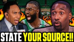 Gil’s Arena Discusses Jaylen Brown Confronting Stephen A. Smith Over Marketability Claims.