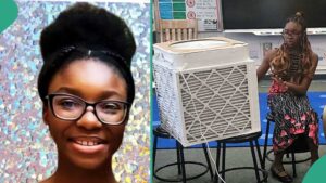 Young Black Innovator Eniola Shokunbi Leads STEM Project To Create COVID Air Filter.