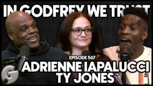 Ty Jones & Adrienne Iapalucci Join Godfrey to Talk Comedy, Clean Sets, and the Pressure of Returning Legends.