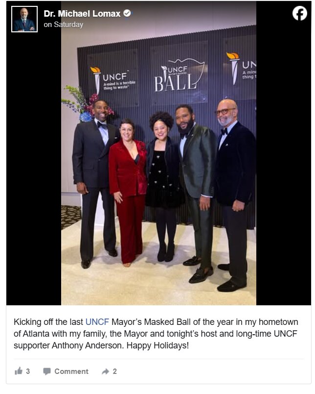 UNCF Raises Nearly $4 Million at Atlanta Mayor’s Masked Ball