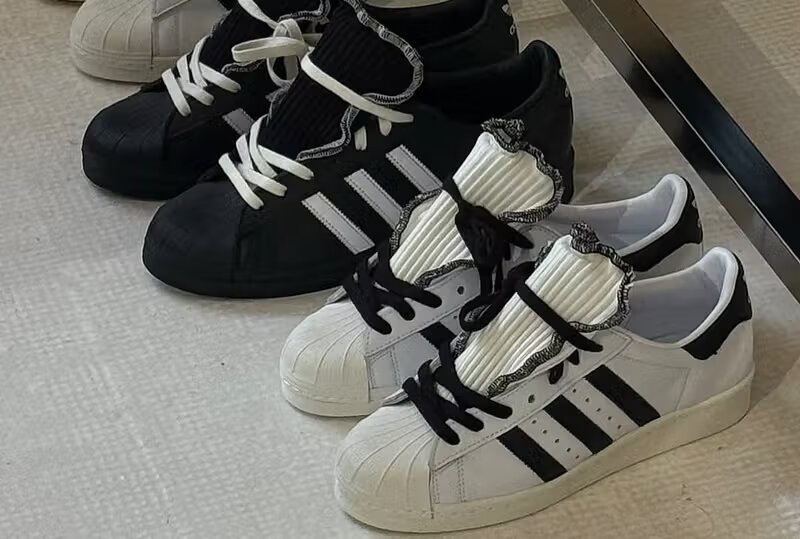 Anthony Calydon Unveils Ribbed Knit Adidas Superstar Sneaker Ahead of Release.