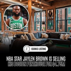 Jaylen Brown’s Boston Penthouse Lists for $4.75M.