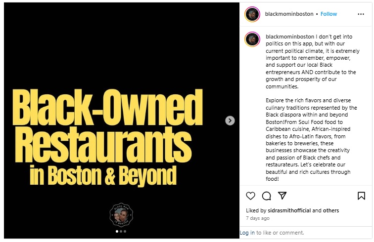 Blackmominboston Shines a Spotlight on Boston’s Black-Owned Restaurants: A Celebration of Culture Through Food.