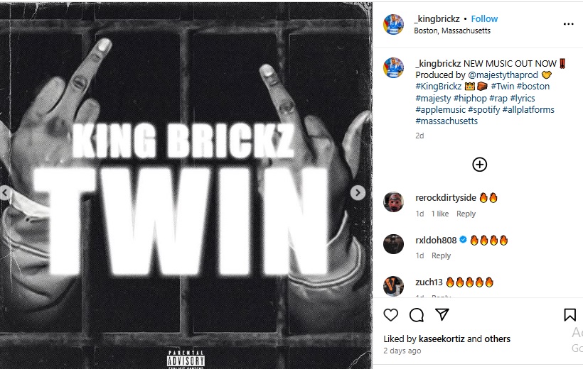 King Brickz Drops New Single "TWIN".