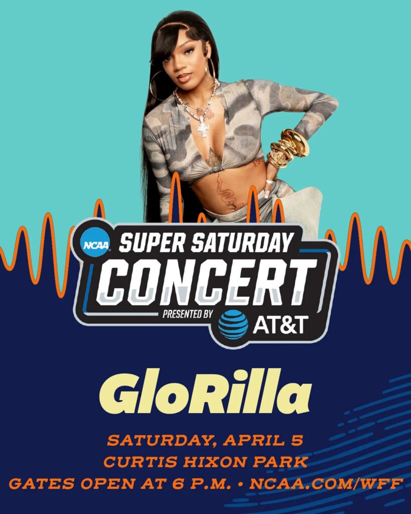 GloRilla To Headline AT&T Super Saturday Concert At Women’s NCAA Final Four.