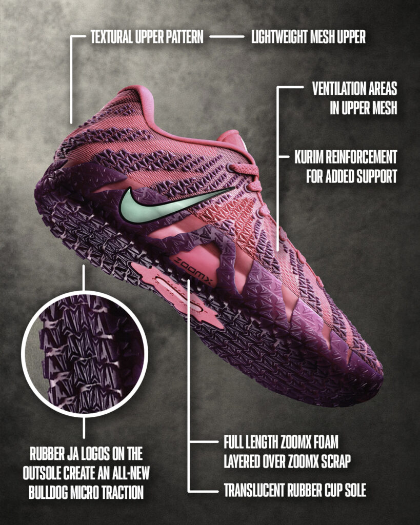Ja Morant Unveils the Nike Ja 3, a Bold Sneaker for Explosive Play and Personal Expression.