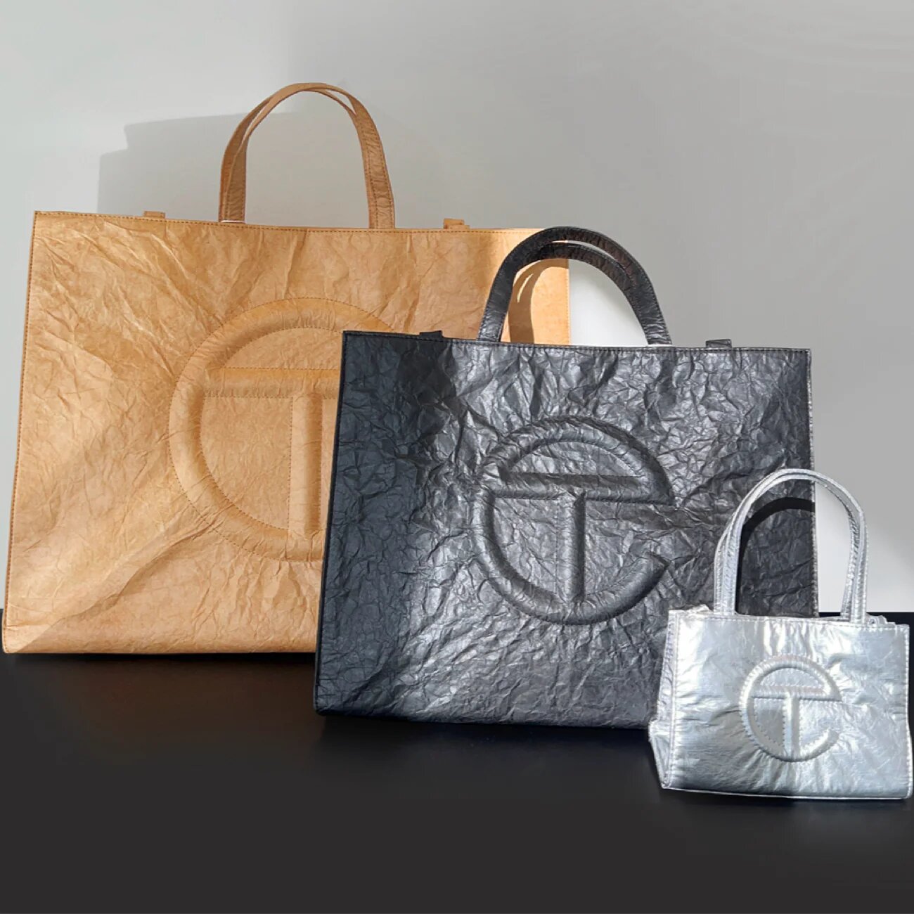 Telfar Releases Paper-Inspired Bags Made With Tyvek Material.