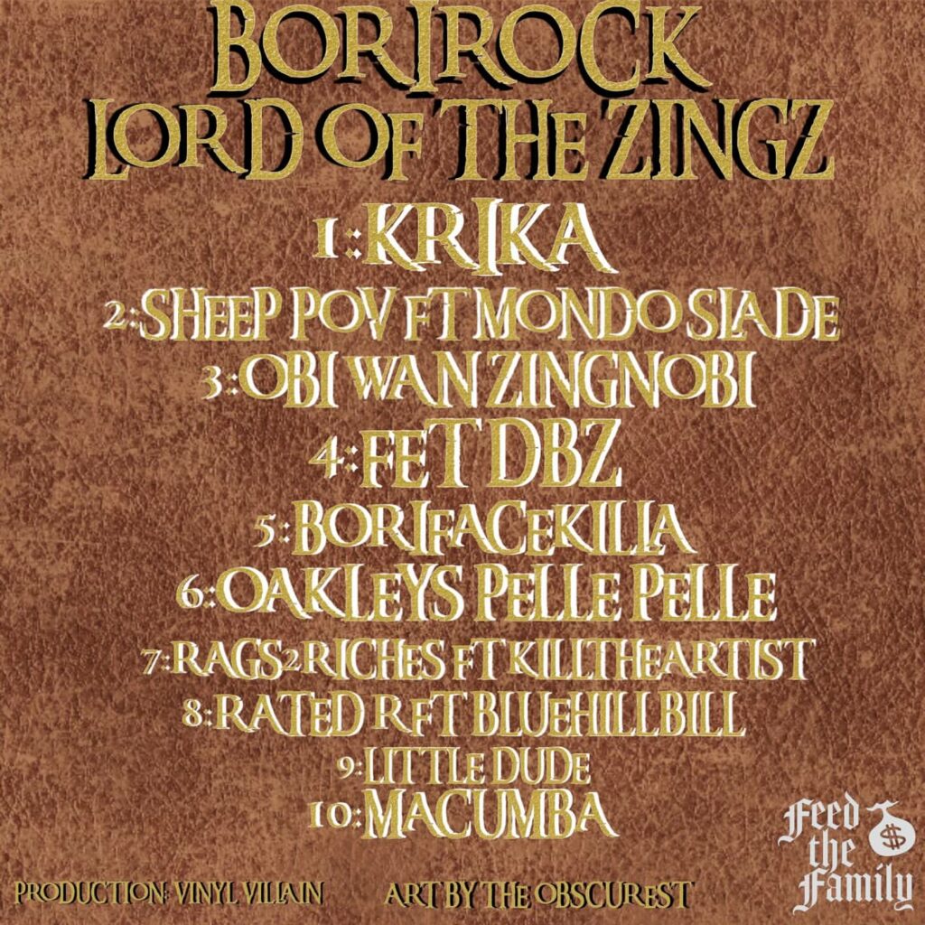 BoriRock Teases New Project LORD OF THE ZINGS, Produced by Vinyl Villain.