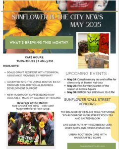 House of Seven Café Launches Monthly “Sunflower In The City News” With May Events & New Menu Highlights.