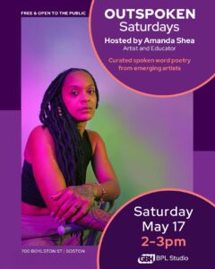 Outspoken Saturdays Returns May 17 With Live Spoken Word Showcase for Emerging Poets.