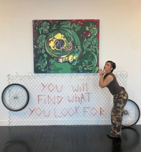 Victoria “ThirteenVic” Explores the Cost of Emotional Armor in New Group Show at Elevated Thought.