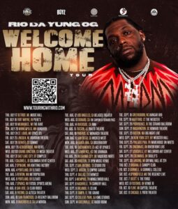 Rio Da Yung OG Teases ‘Welcome Home Tour’ With Fall Stop in Boston.