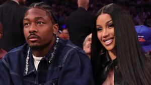Cardi B and Stefon Diggs appear together courtside at Knicks game, adding to dating speculation.