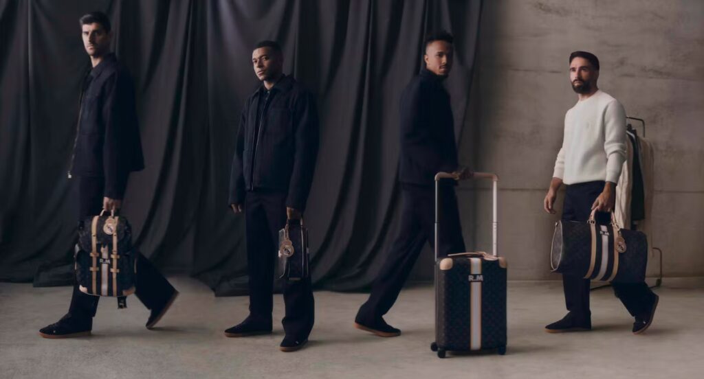 Louis Vuitton Begins Multi-Year Partnership To Design Formalwear For Real Madrid Athletes.