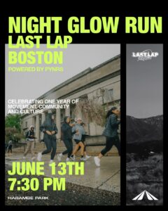 Last Lap Boston Marks One-Year Anniversary With Night Glow Run at Harambe Park.