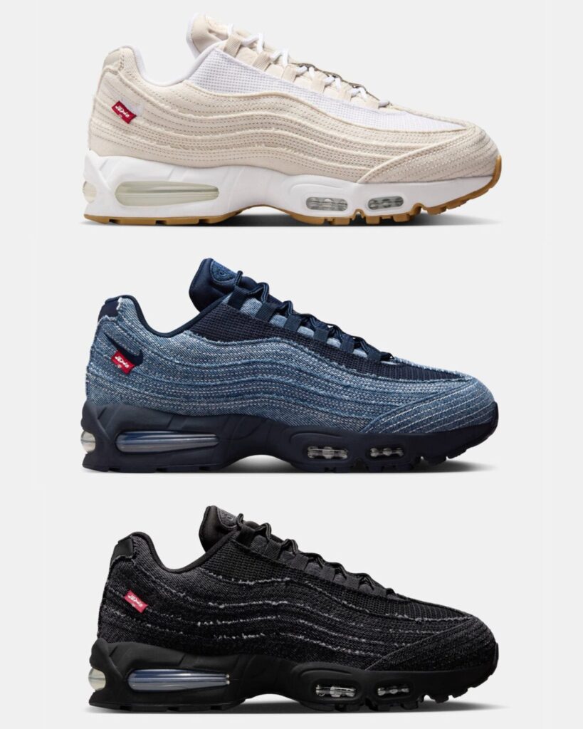 Levi’s x Nike Air Max 95 Campaign Blends Streetwear With Western Style.