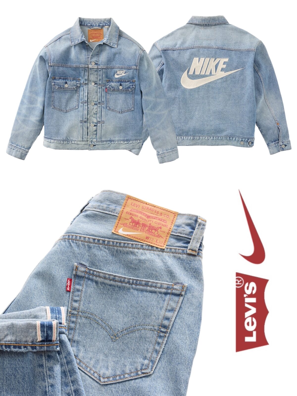 Levi’s x Nike Air Max 95 Campaign Blends Streetwear With Western Style.