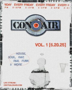 Conniss Launches Weekly “Con Air Vol. 1” Live Slot With Central On Air.