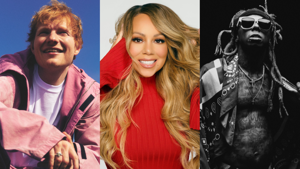 Ed Sheeran, Mariah Carey, And Lil Wayne Set To Headline The 2025 Iheartradio Music Festival In Las Vegas.