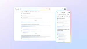 Google tests Web Guide to organize search results using Gemini AI.
