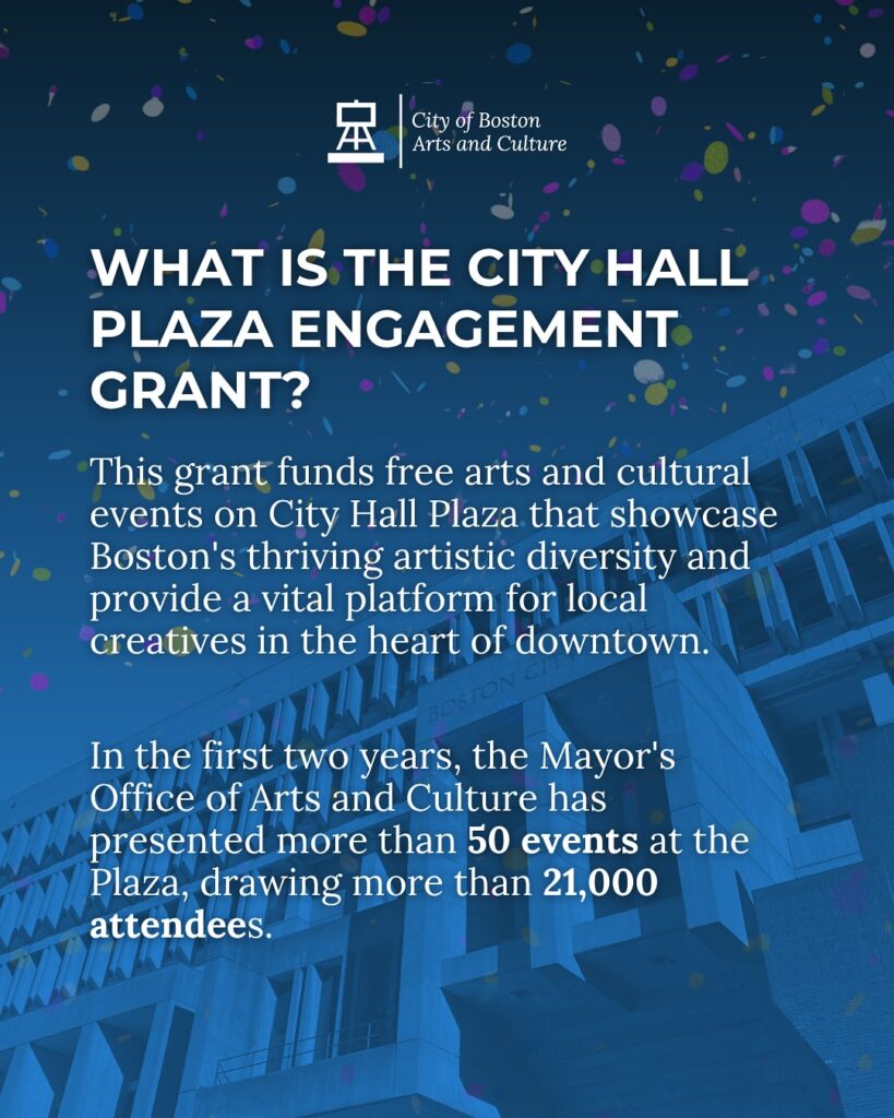 City Hall Plaza Reopens for Summer With Free Arts & Culture Events Across Boston.