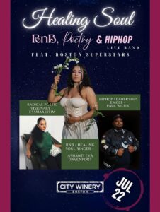 Ashanti Eva Davenport to Headline ‘HEALING SOUL’ at City Winery Boston on July 22.