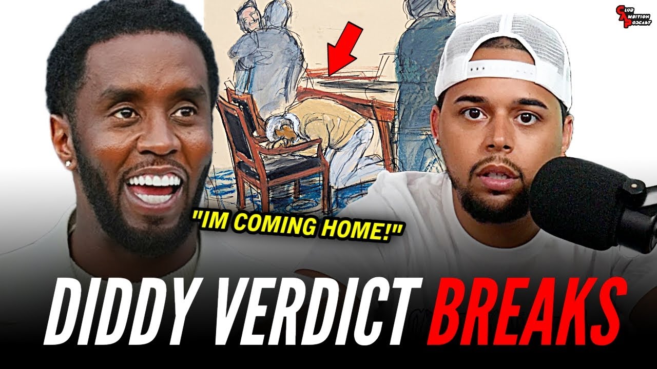 Diddy Verdict Sparks Heated Debate on ‘Club Ambition’ Podcast: Found Not Guilty on Major Charges, Guilty on Two Counts.