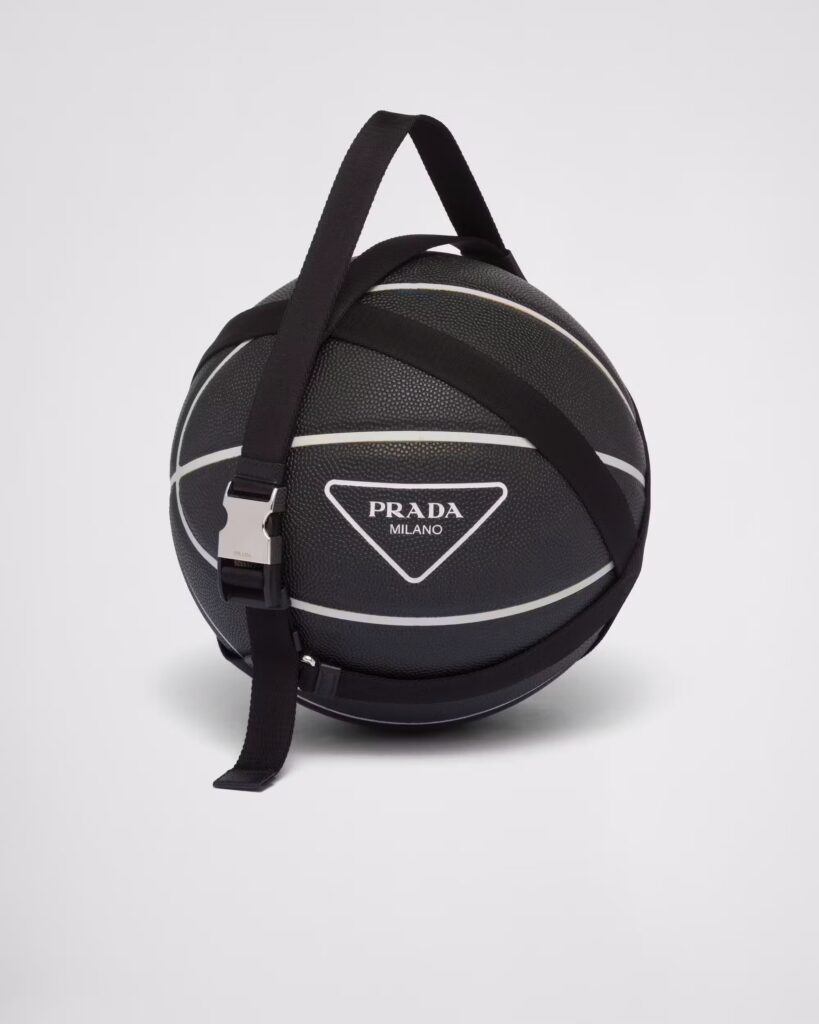 Prada Releases A Black Luxury Basketball Designed As A Collector’s Item.