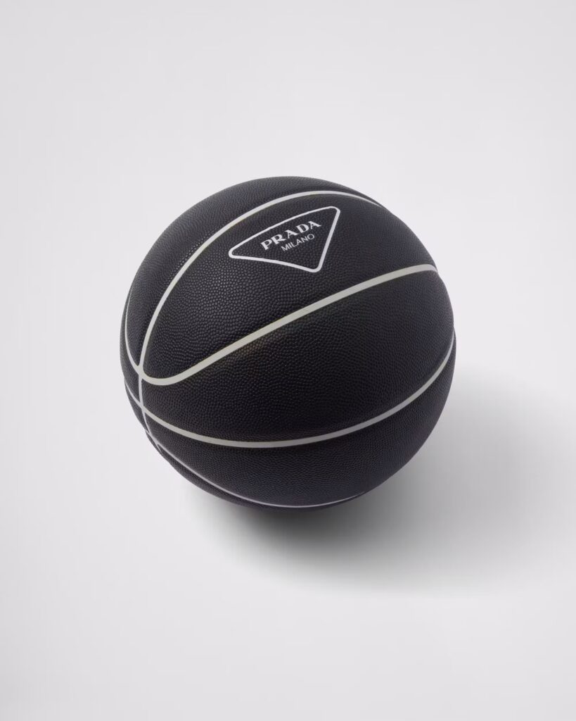 Prada Releases A Black Luxury Basketball Designed As A Collector’s Item.