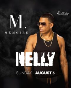 Nelly Set to Perform at Mémoire Boston on Sunday, August 3rd.