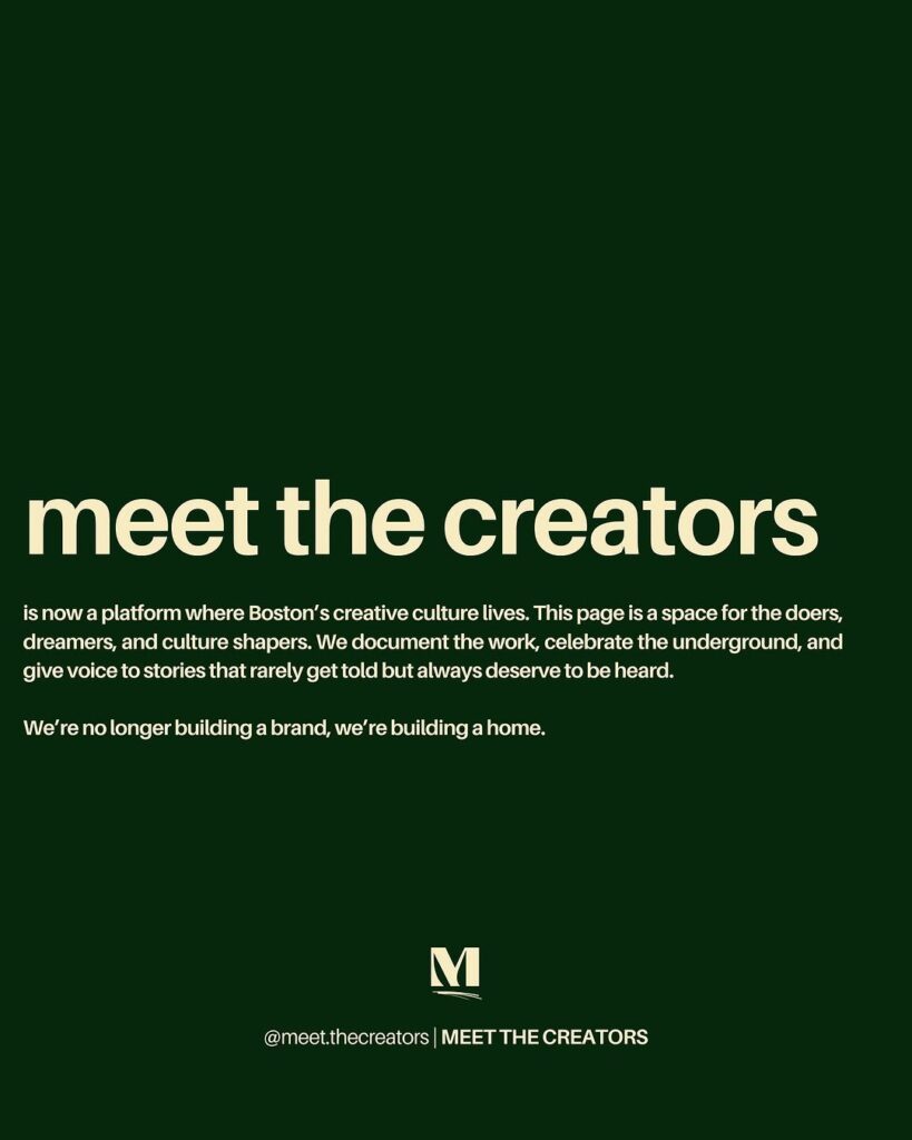 Meet the Creators Returns With Renewed Focus on Boston’s Underground Culture.