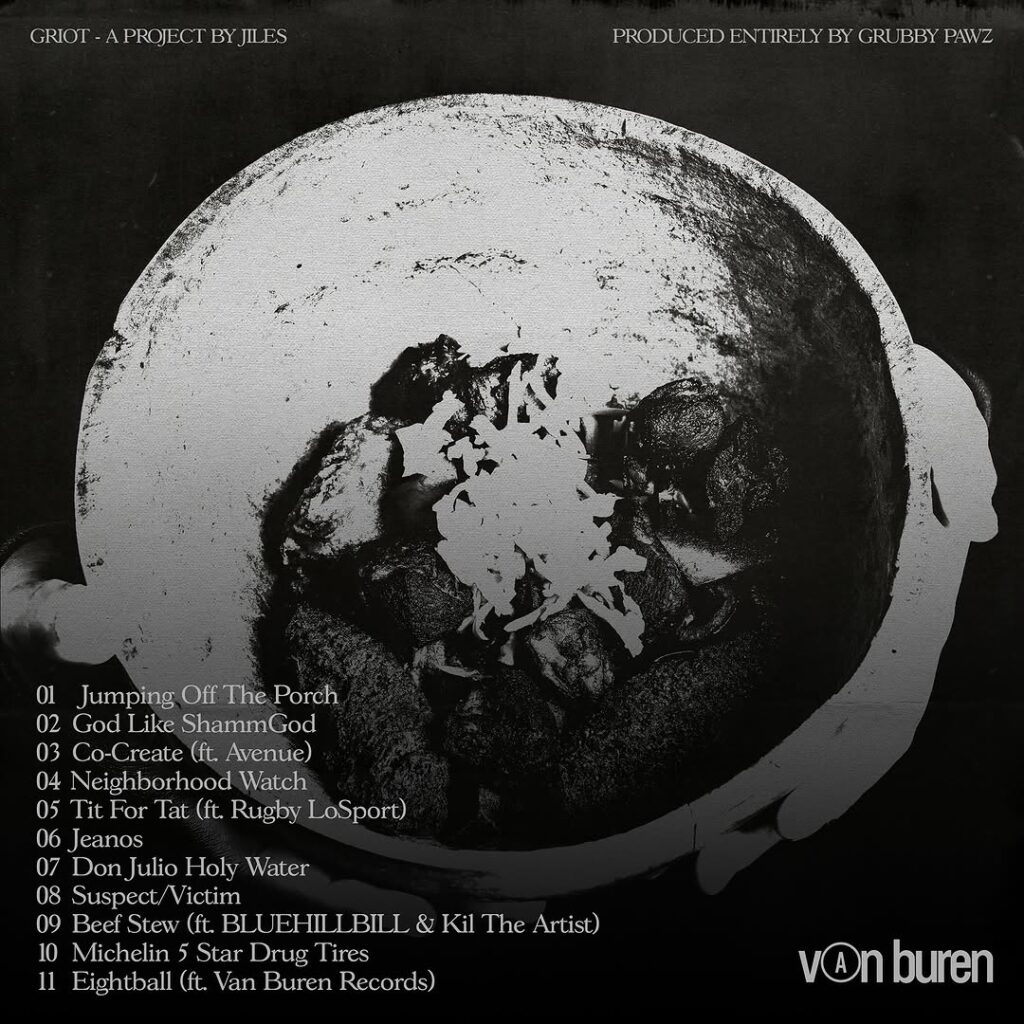 Jiles Announces New Project ‘Griot,’ Produced by Grubby Pawz.
