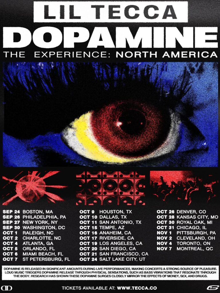 Lil Tecca to Launch ‘Dopamine: The Experience’ Tour in Boston This Fall.