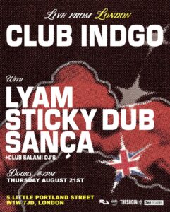 CLUB INDGO Announces First-Ever UK Show in London.