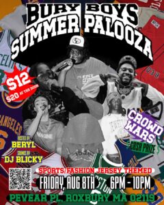 Bury Boys Announce “Summer Palooza Show” in Roxbury With Guest Performances and Jersey Theme.