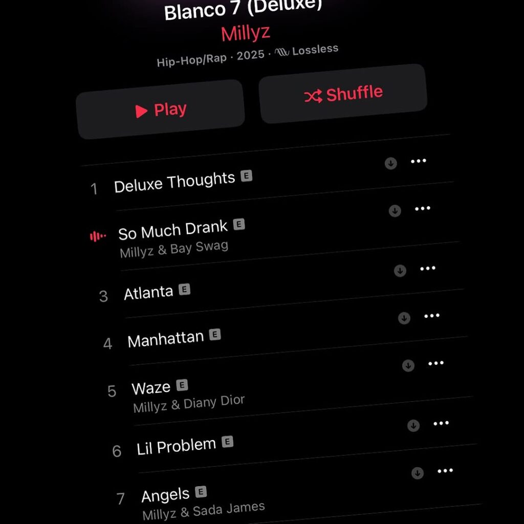 Millyz Releases 'Blanco 7 Deluxe' With Eight New Tracks.