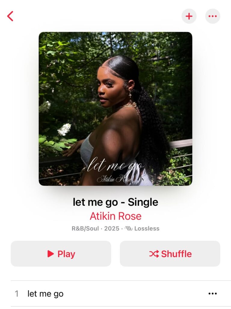 Atikin Rose Drops New Single “Let Me Go”.