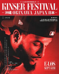 E-Los to Perform at Kinsler Festival in Okinawa, Japan on Sept. 6th.