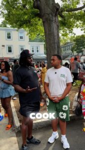 Antonio Interviews Everybody Gotta Eat at their 6th Annual Cookout.